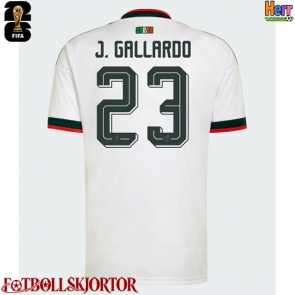 Mexiko Jesus Gallardo #23 Bortatröja VM 2026 Kortärmad